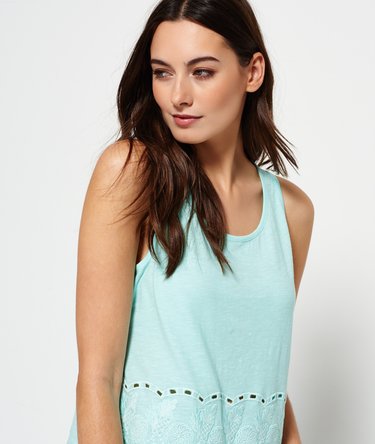 Beach Broiderie Shell Top Image 5