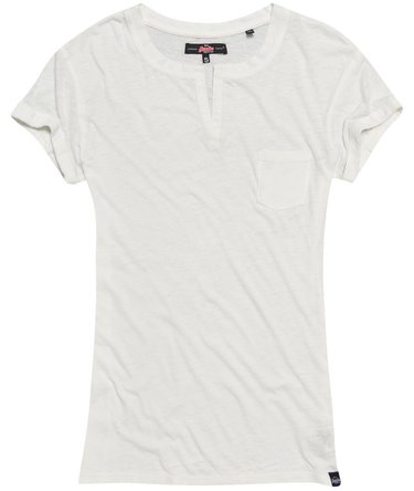 Burnout Notch Neck Pocket T-shirt Image 2