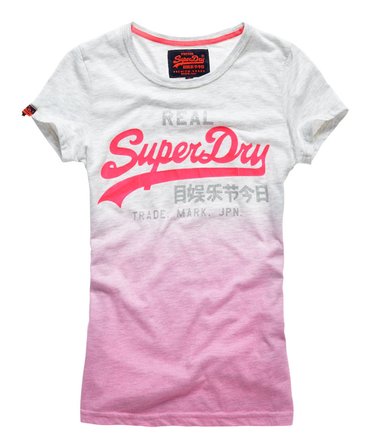 Vintage Logo Dip Dye T-Shirt Image 2