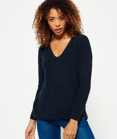 Almeta V-Neck Knit Jumper Image 1