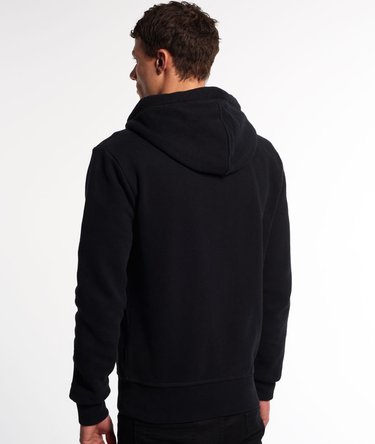 Orange Label Zip Hoodie Image 4