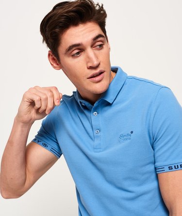 City Jaquard Pique Polo Image 1