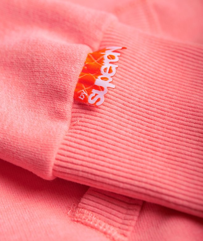 Number Hoodie neonpink für Damen Superdry DE