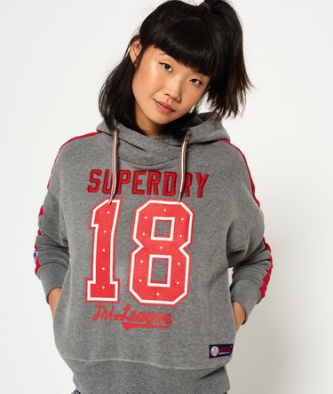 Tri League Slouch Hoodie Image 5