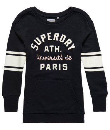Appliqué Crew Sweatshirt mit Tasche Image 2