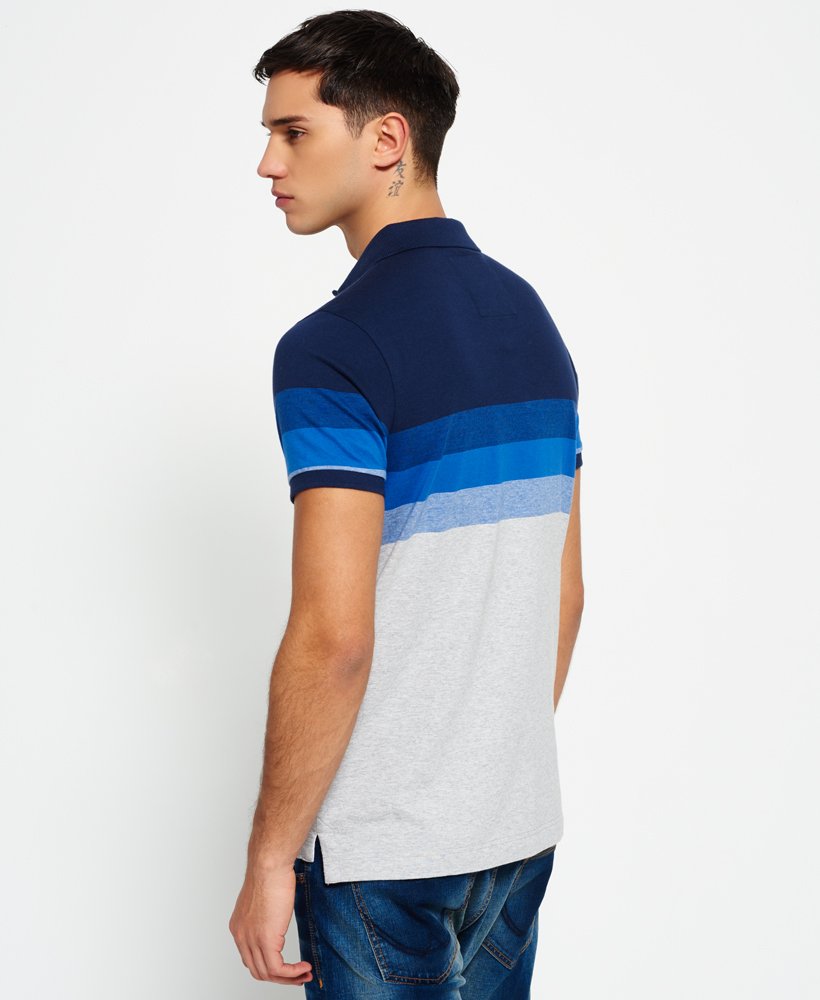 mens Longbeach Polo Shirt in Navy | Superdry US