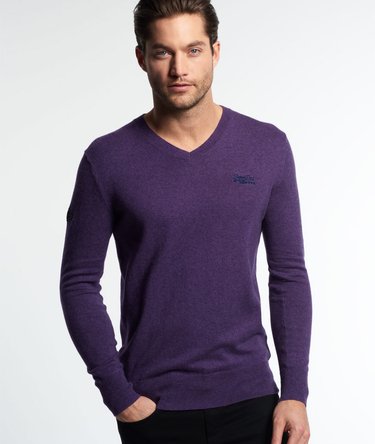 Orange Label V-Neck Jumper Image 1