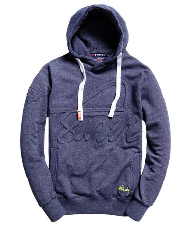 Embossed Crew Hoodie Image 2