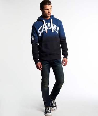 Team Tigers Dip Dye Hoodie Image 3