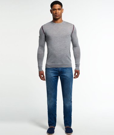 Signature Merino Crew Neck Jumper Image 3