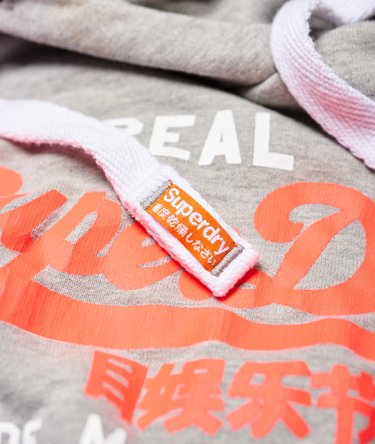 Vintage Logo Varsity Cropped Hoodie Image 7