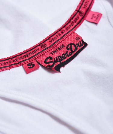 Vintage Logo Emboss Vest Top Image 6