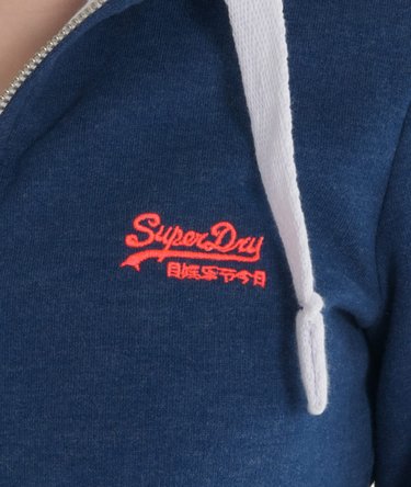 Orange Label Zip Hoodie Image 7