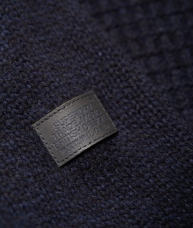 Harlo Textured Henley Jumper Image 7