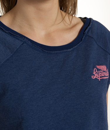 Flame Slub Cut Crew Top Image 7
