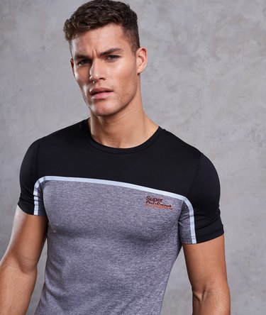 Athletic T-Shirt mit Farbblock-Design Image 5