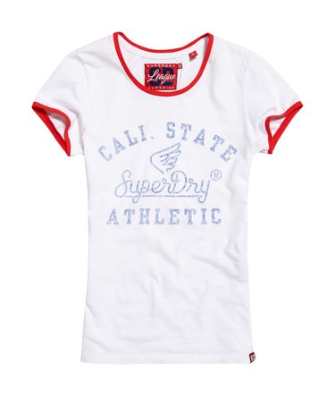 State Athletic Ringer T-Shirt Image 2