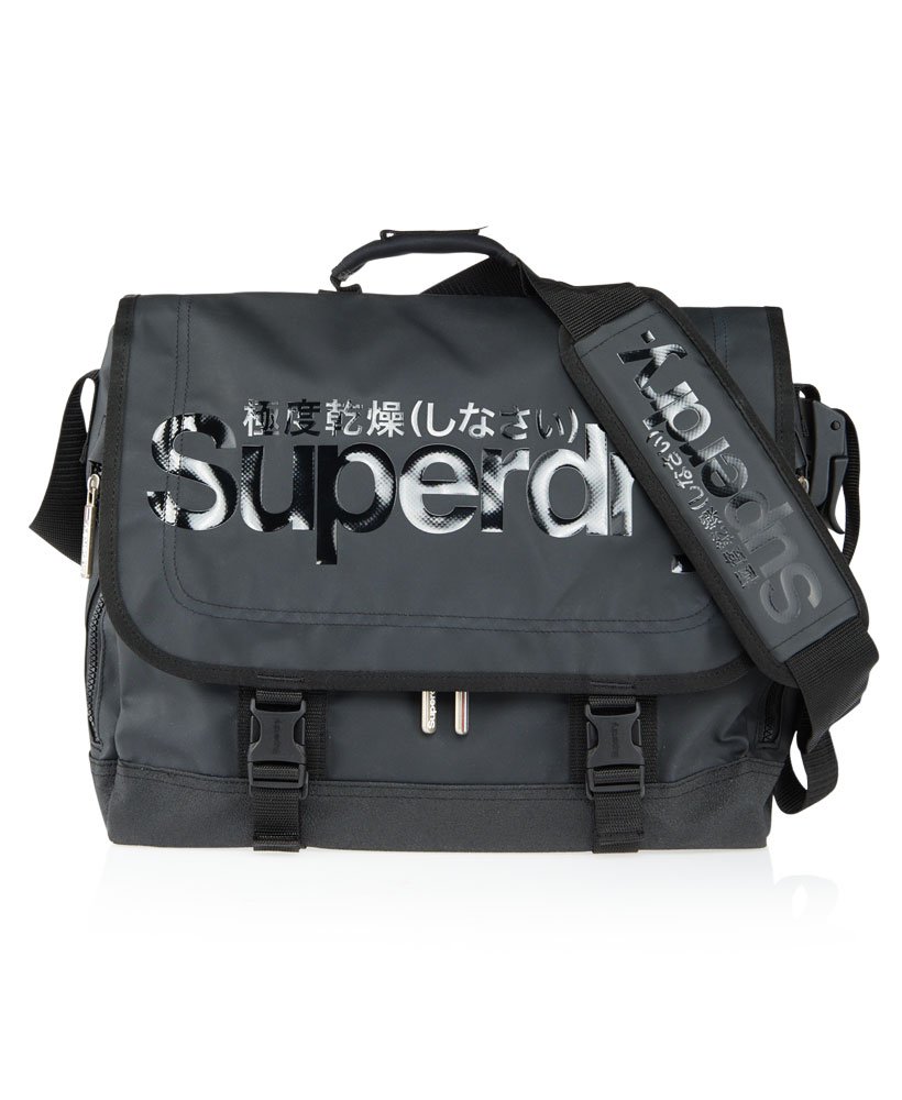 Unisex Pop Tarp Laptop Bag in BLACK/BLACK | Superdry CA-EN