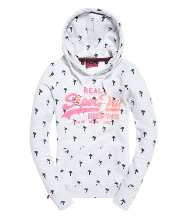 Vintage Logo Ditsy All Over Print Hoodie Image 2
