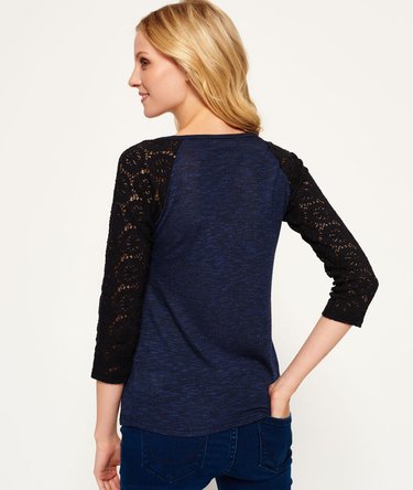 Slub Twist Jersey Lace Grandad-Shirt Image 5