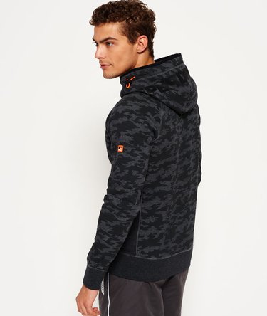Gym Tech Funnel Neck Raglan Pocket Hoodie Image 4