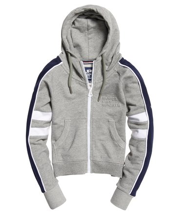 Shortie Sports Zip Hoodie Image 2