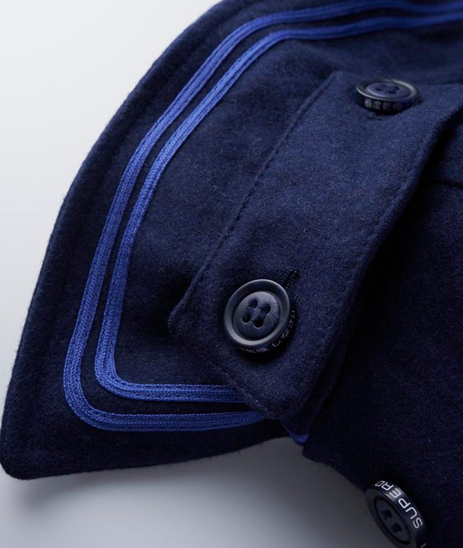 Commodity Cabanjacke Superdry Cabanjacke Damen Polyester Pea Coat