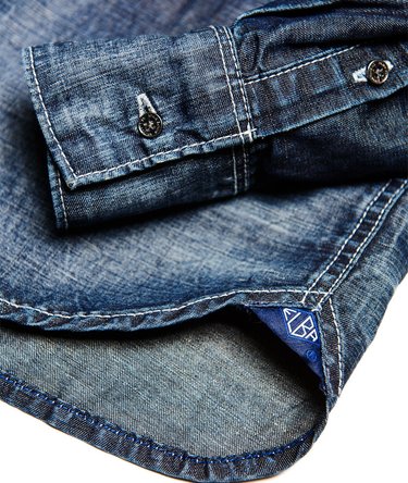 IE Ghost Button Down Denim Shirt Image 8