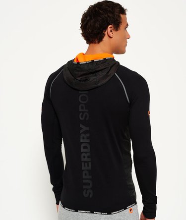 Sports Athletic 1/2 Zip Overhead Hoodie Image 4