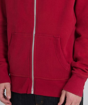 Orange Label Zip Hoodie Image 7