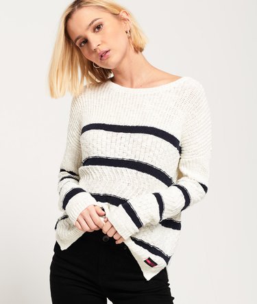 Atlantic Stripe Rib Knit Jumper Image 1