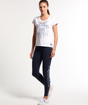 Glitter Logo Leggings Image 1