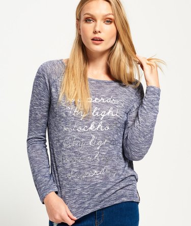 Top en maille Foil Graphic Image 1