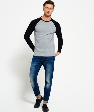 Orange Label Grit Baseball T-shirt Image 3
