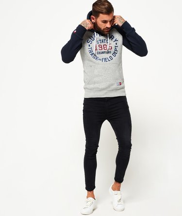 Track & Field Baseball Hoodie Image 3