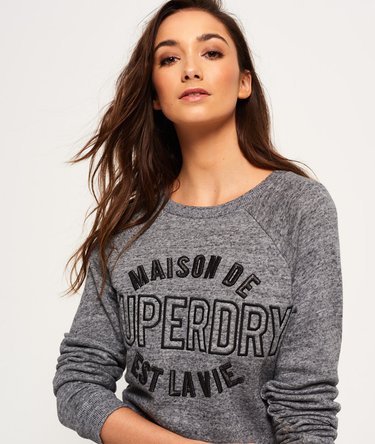 Applique Raglan Crew Sweatshirt Image 5