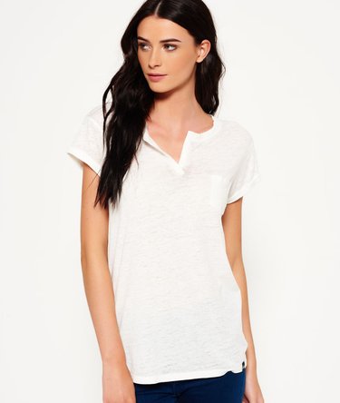 Burnout Notch Neck Pocket T-shirt Image 1