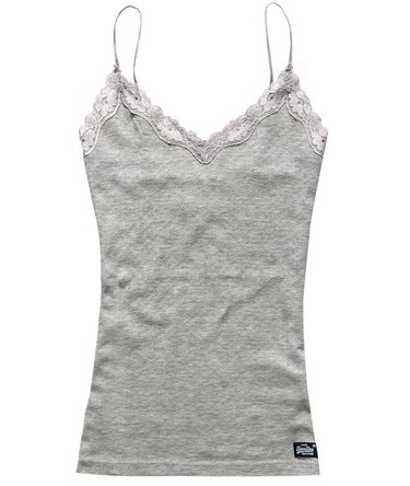 Essentials Pointelle topp med tynne stropper Image 2