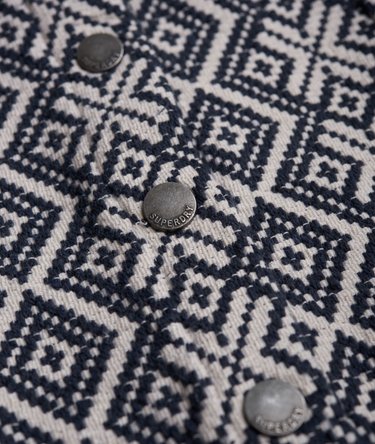 Jacquard Button Through Rock Image 5