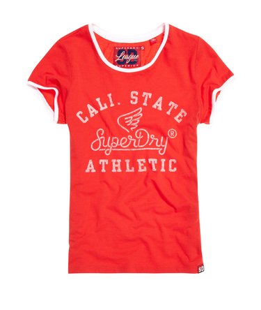 State Athletic Ringer T-Shirt Image 2