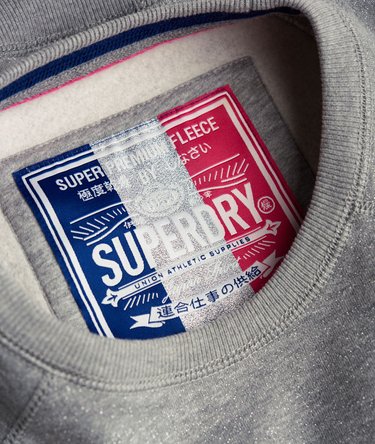 Core Appliqu&eacute; University genser med rund hals Image 5