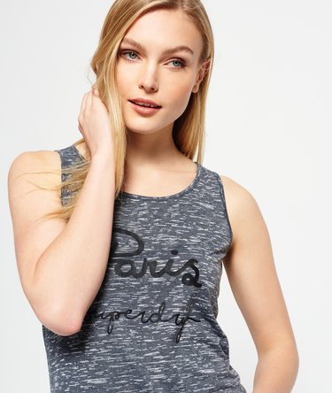 Linear Burnout Vest Top Image 5