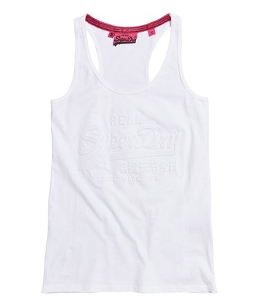 Vintage Logo Emboss Vest Top Image 2