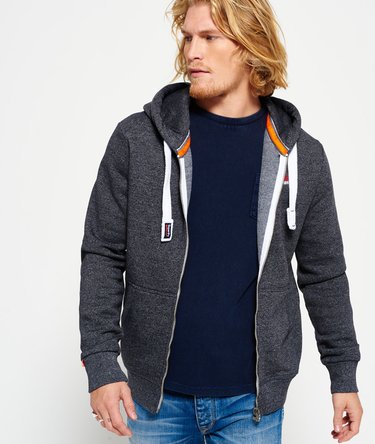 Felpa con zip e cappuccio Orange Label Image 1