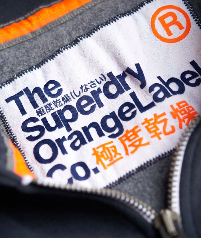 Sweat à capuche zippé Elite Orange Labelbleu élite pour Femme | FR