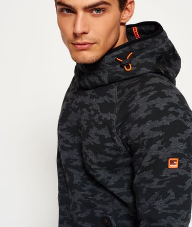Gym Tech Funnel Neck Raglan Pocket Hoodie Image 5