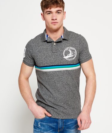 Cali Surf Chest Stripe Polo Shirt Image 1