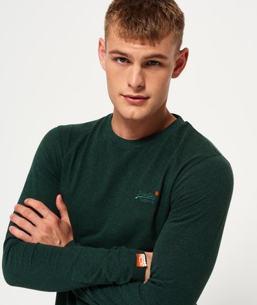 T-shirt Orange Label Vintage Embroidered Image 1
