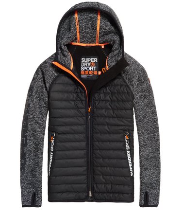Sudadera con capucha y cremallera Gym Tech Hybrid Image 2