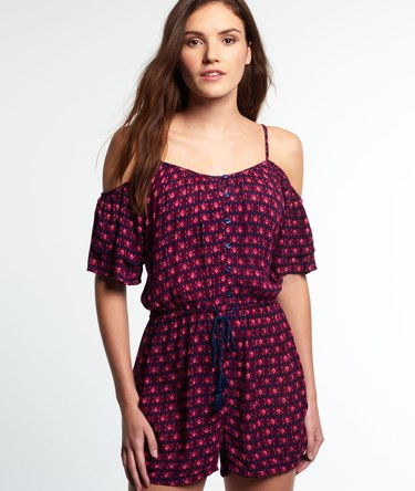 Peekaboo Print Playsuit Image 1